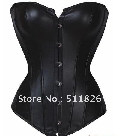 Sexy underwear/leather corset Gothic style vest Free Shipping 5146