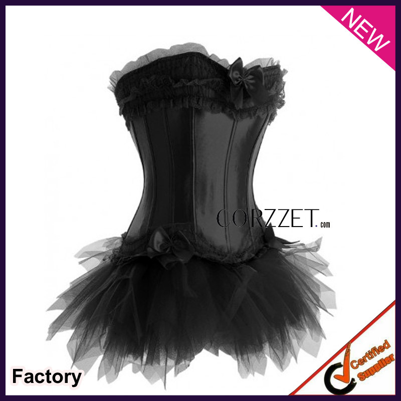 Sexy Women Lingerie,Corset With Black Lace,wholesale&Retail Corset Dress