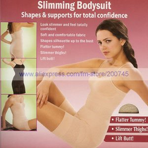 Shape N Style Slimming Bodysuit As Seen On TV Body Suit Cheap Safe Healthy Wrap(Nude)