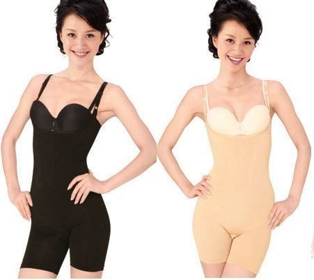 Shaper spring and summer silk seamless bodysuit breathable sweat absorbing slimming underwear CW