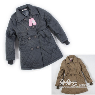 Shaping cotton fashion flower shape buttons maternity cotton-padded jacket outerwear ys-98