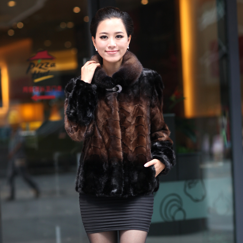 Sheep 2012 mink fur mink hair gradient color 6056