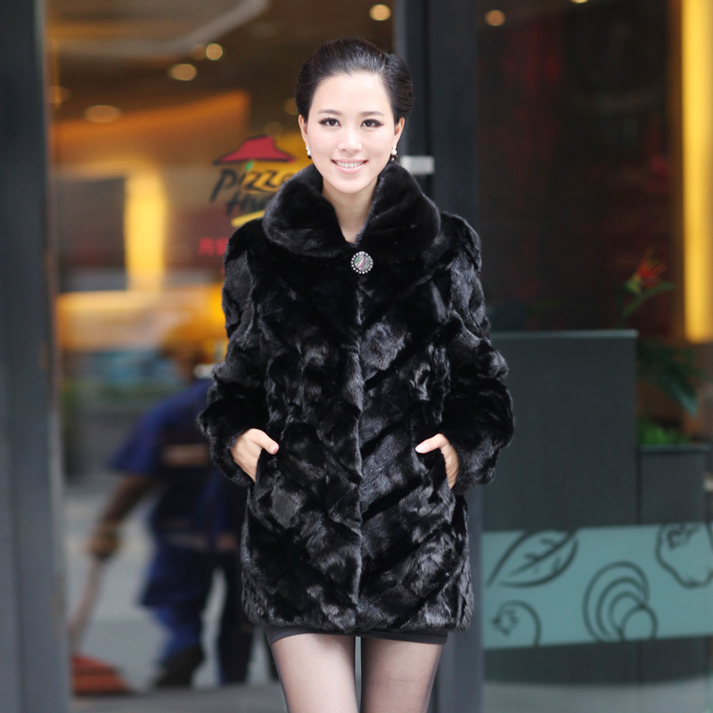 Sheep 2012 mink hair noble long-sleeve 6076