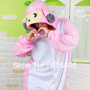 Sheep qiu dong season upset animal conjoined twin pajamas cute cartoon character couple men and women leisure wear