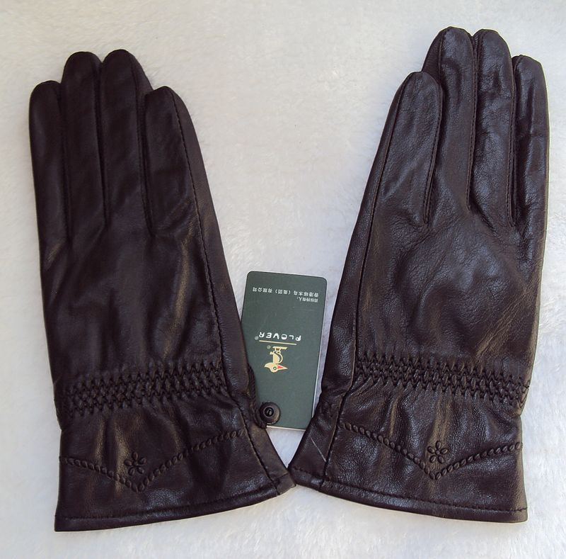 Sheepskin gloves women's leather gloves women's genuine leather gloves winter