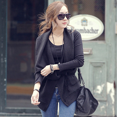 Shirt large lapel sleeveless sweater outerwear 8085 free shipping