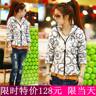 Short design female wadded jacket thick outerwear METERS BONWE down coat 2011 female