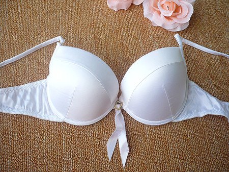 Short in size underwear thick cup thin thick white plus size bra push up