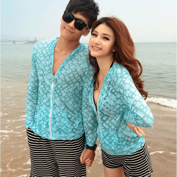 Short jacket summer autumn long-sleeve flower male sun protection clothing lovers 2012 female air conditioning shirt