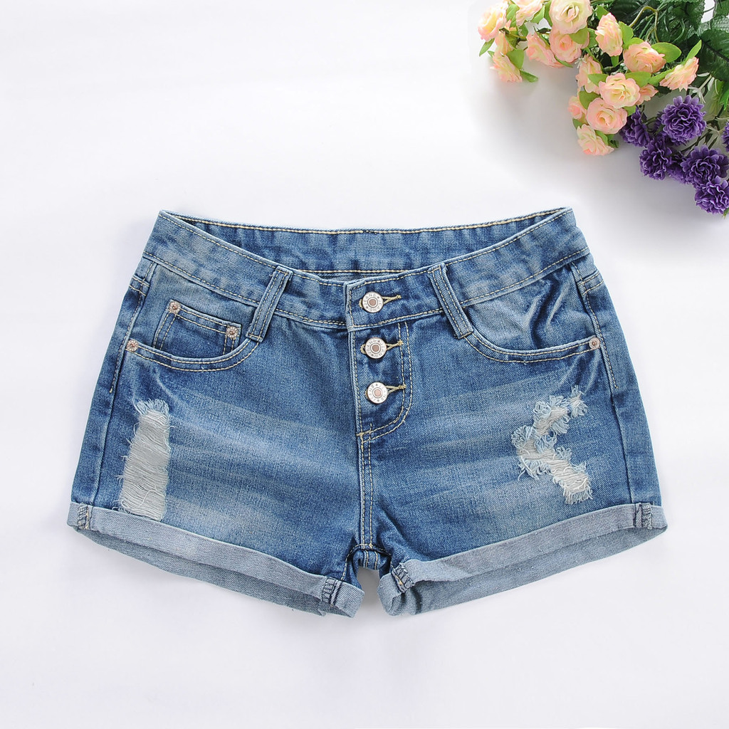 Shorts female 2013 denim shorts loose plus size denim shorts female shorts