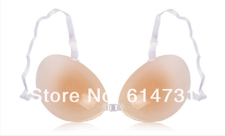 Silicone bra Free Bra Brassiere Invisible bras Breast A B C D Cup Nipple-shield Breast form