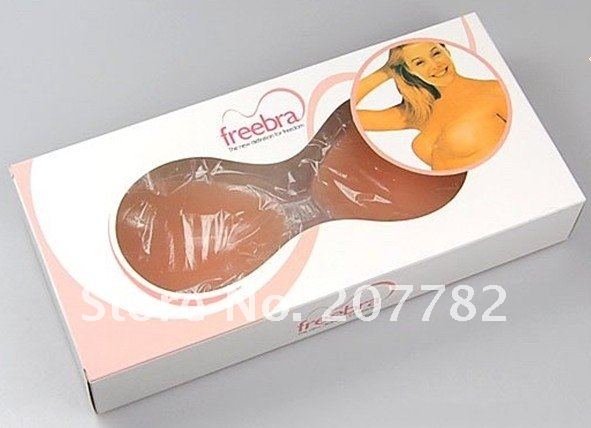 silicone free bra  Invisible Bra (A B C D) 4 sizes    50packs/lot