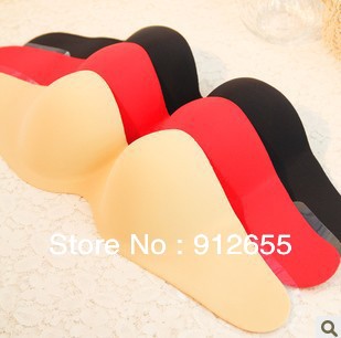 Silicone Invisible Self Adhesive Strapless Bra Reusable Size A,B,C,D wholesale,free shipping,100pcs/Lot