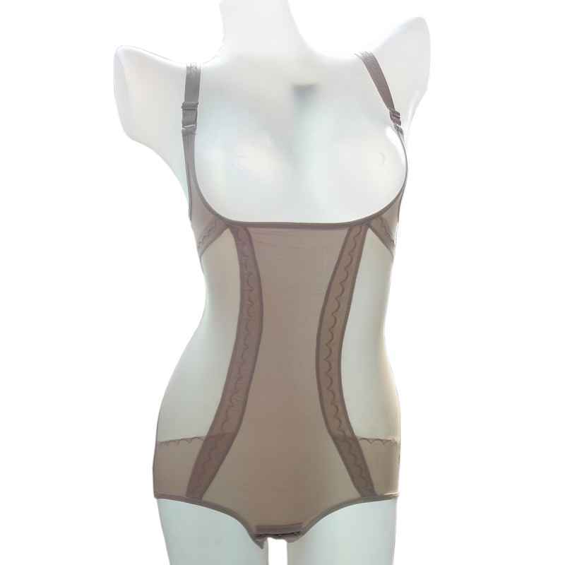 Silk protein 2 cool ultra-thin no button zipper one piece shaper slimming beauty care