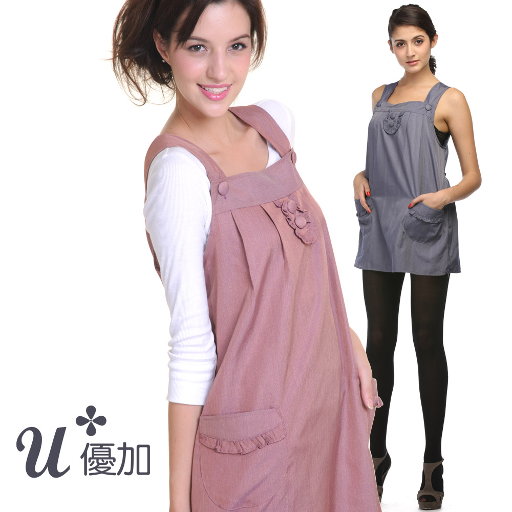 Silver apron spring and summer radiation-resistant silver fiber radiation-resistant maternity clothing maternity