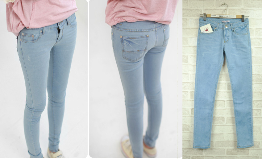 Sisouhor women's jeans summer thin jeans female skinny pants pencil pants - 302 free shipping