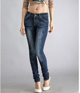 Siyuan female slim jeans blue denim pencil pants skinny pants d9338