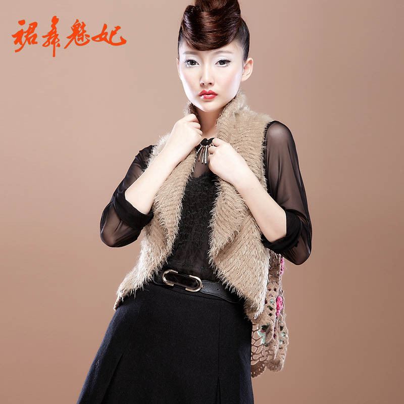 Skirt 2012 fashion knitted crochet vest casual trend women's new arrival sweater my20917