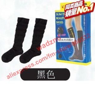 Slim Type Beauty Leg Socks slimming socks original color box package 12pcs/lot