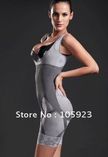 slimming corset body building shaper magic suit natural bamboo charcoal shapewear drawing beuty care 10pc/lot free ship