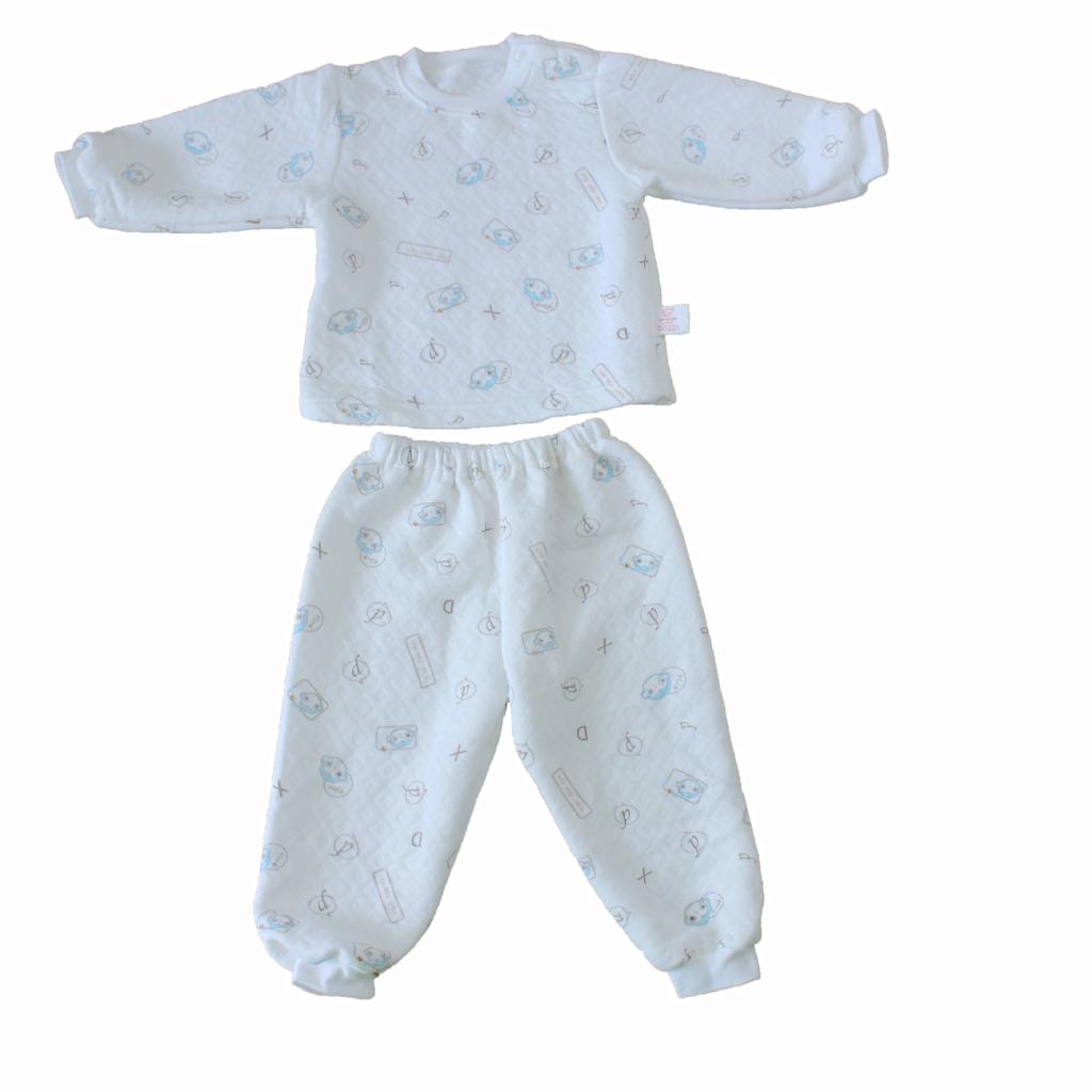 Small bamboo fibre thermal set child bamboo fibre underwear set 6 - 36 baby