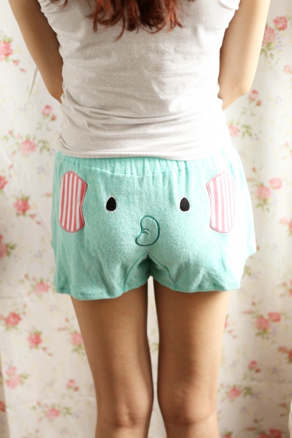 Small fresh mint shorts lounge pants