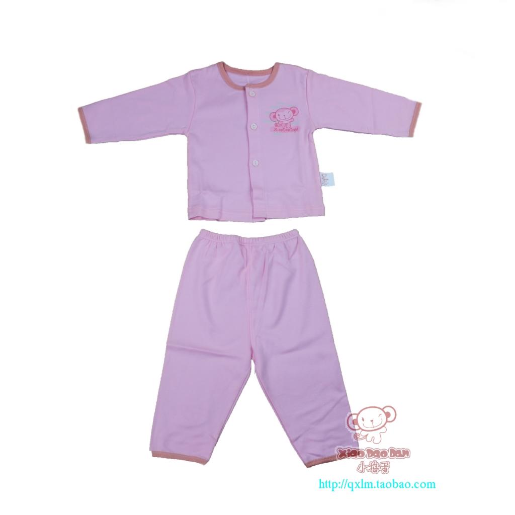 Small o-neck set 100% cotton sports underwear sweatshirt pants at home service 3 - 12 baby