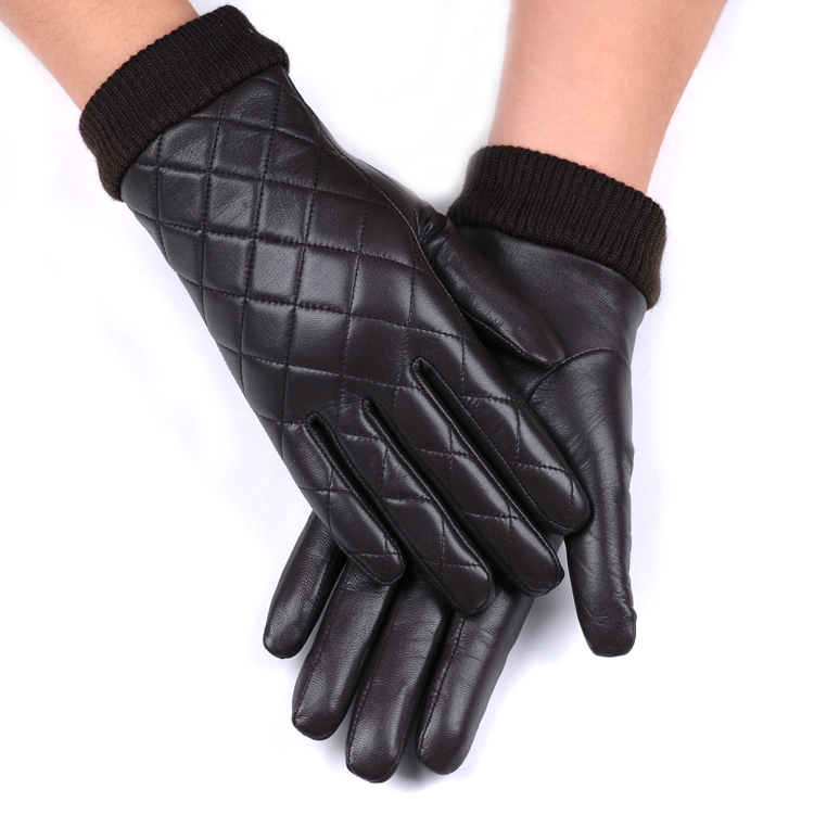 Small suede gloves female winter fashion thickening thermal women's genuine leather gloves velvet