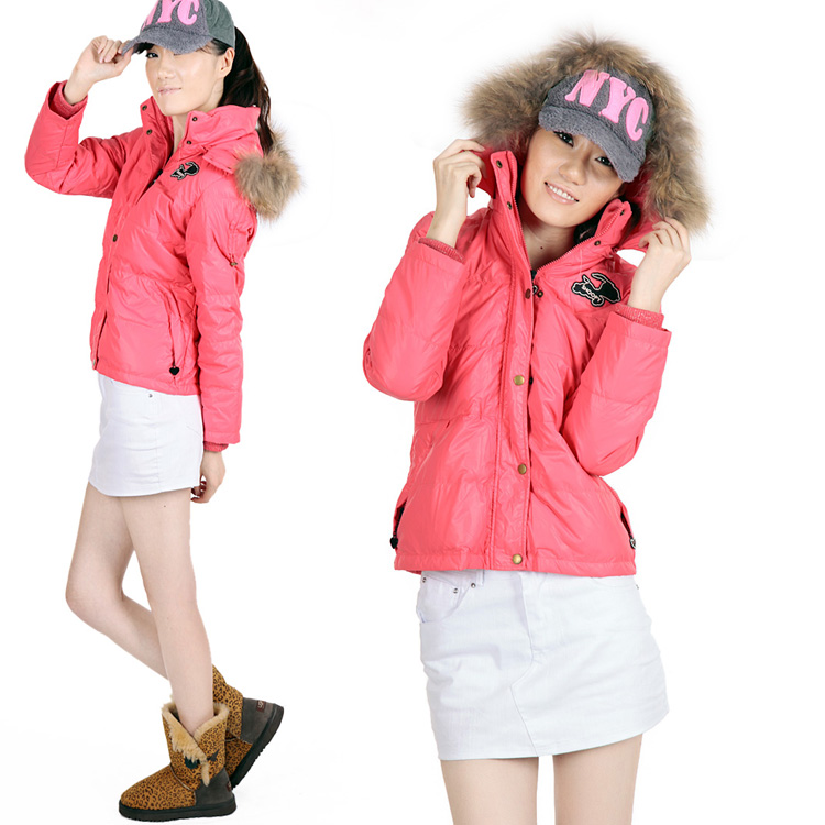 Snoopy SNOOPY short design down coat adult Women 7s315