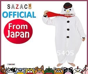 "Snowman" Kigurumi Costume Cosplay Pajama The Official Sazac Kigurumi Pajamas