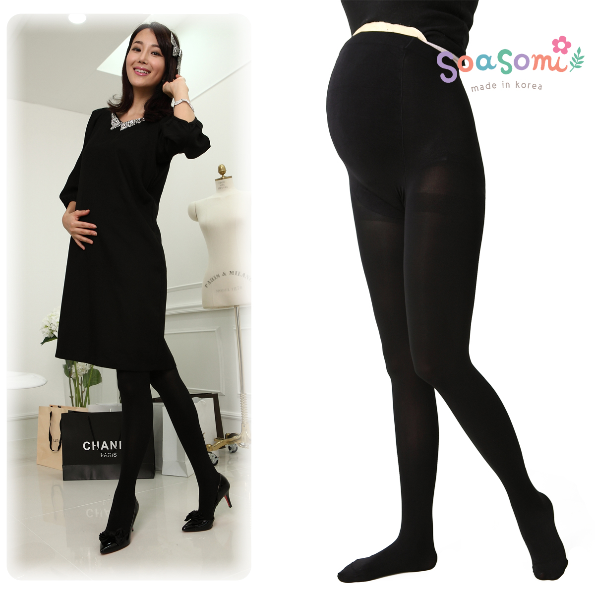 Soasomi 150d velvet maternity clothing maternity pantyhose socks