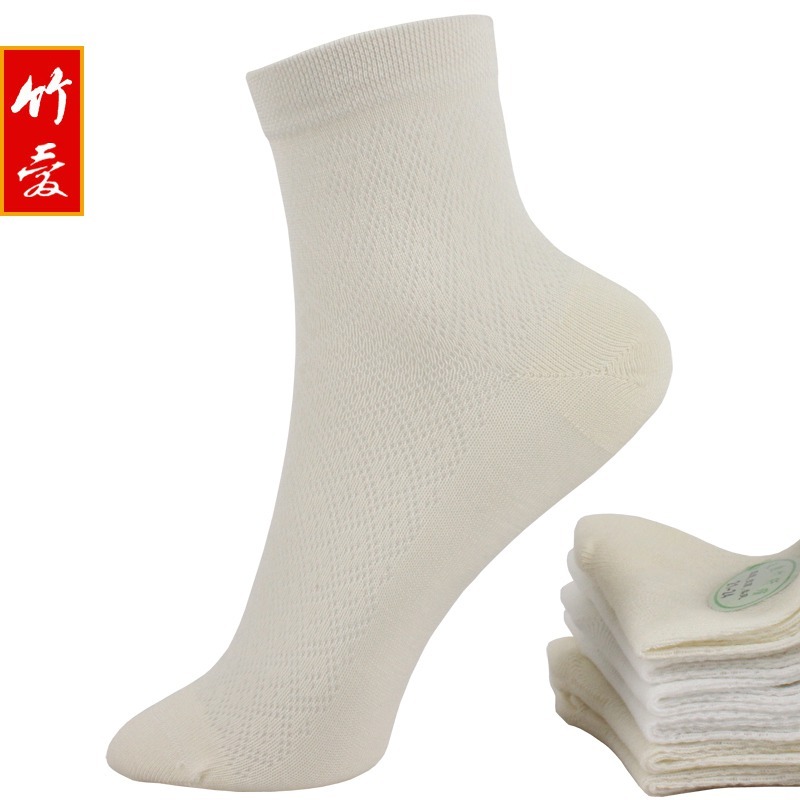 Socks bamboo fibre socks women's short stockings ultra-thin mesh socks summer antiperspirant socks w204