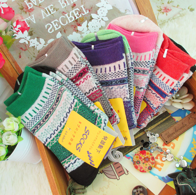 Socks boots national trend 100% cotton socks bohemia