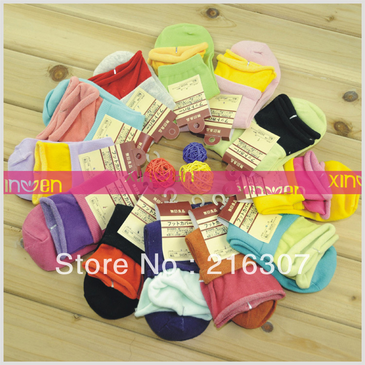 Socks female 100% cotton