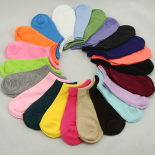 Socks female summer slippers fashion candy color  shallow mouth socks invisible socks