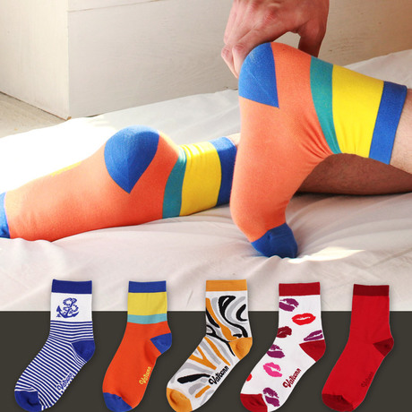 Socks male women's socks moisture wicking lovers socks