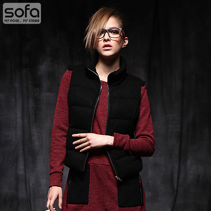 Sofa2012 fashion brief women's kaross vest down vest siwr0152