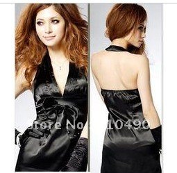 South Korea ruili sexy miniskirt black women's club to hang my dress even garments