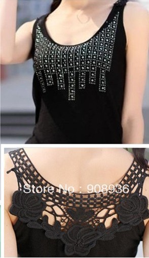 Special offer vest Diamond Back crochet hollow Camisole Brilliant Sleeveless shirt Charm women