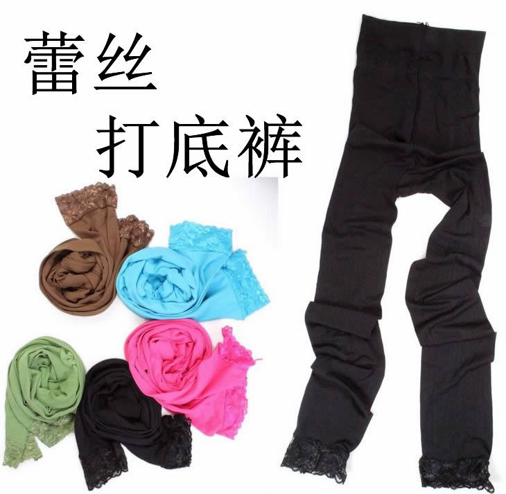 Specials velvet lace leggings impervious flesh stockings princess temperament pantyhose