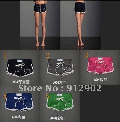 sport shorts 2012 free shipping hot sale women's brand cotton shorts