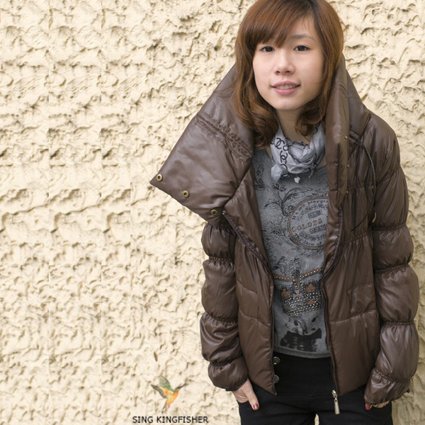 Spring 2012 casual women's cotton-padded jacket short design long-sleeve thickening overcoat cotton-padded coat female wadded