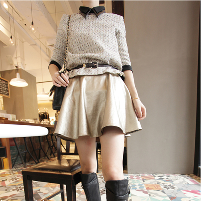 Spring 2013 vintage leather skirt