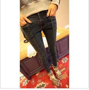 Spring 701 tight jeans female skinny pants pencil pants