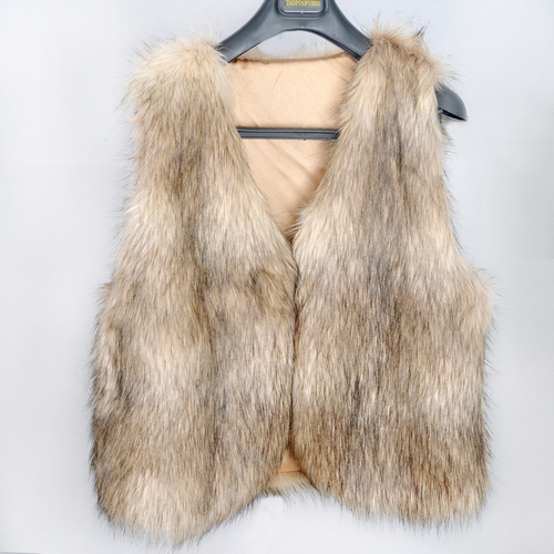 Spring and autumn fox fur vest women's plus size fur wool sweater vest fashion waistcoat