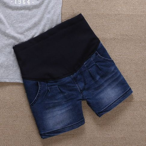 Spring and autumn maternity pants vintage wearing white maternity shorts maternity clothing belly pants summer maternity jeans