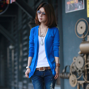 Spring and autumn outerwear Women 2012 irregular coat female spring and autumn casual cardigan female spring 2013