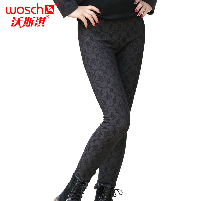 Spring and autumn thickening bamboo charcoal warm pants beauty care legging warm pants wz004