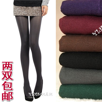 Spring and autumn velvet maternity socks pantyhose step on the foot tights socks stockings