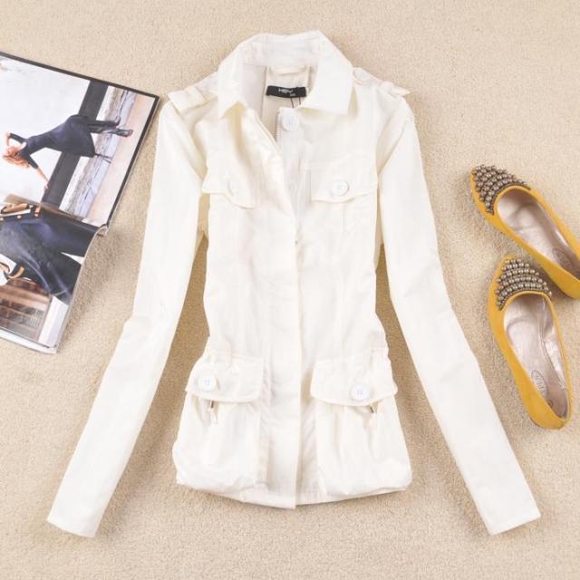 Spring and autumn women's female thin casual outerwear (WC026)